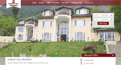 Desktop Screenshot of foresthillresorts.com